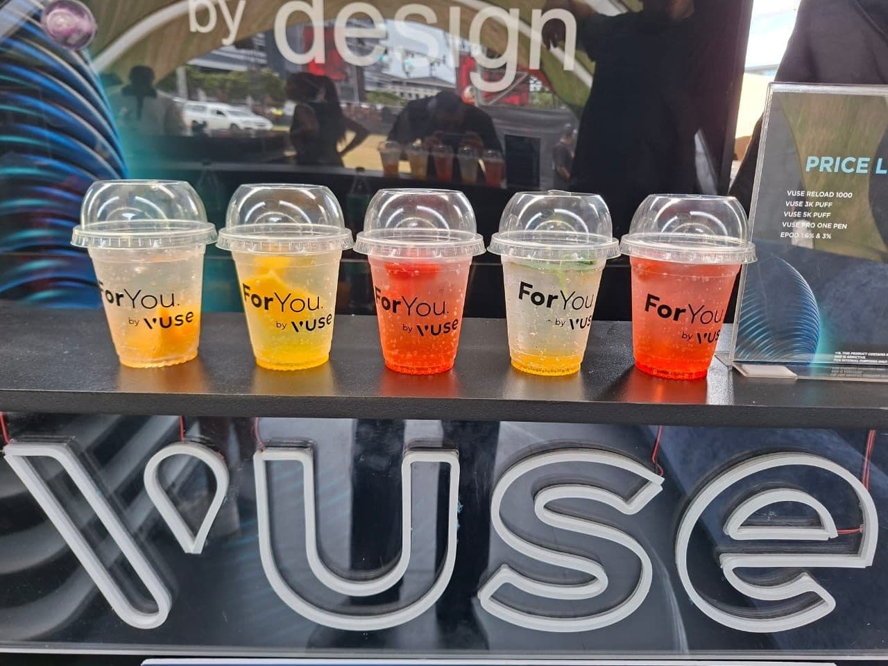 Beverage activation display