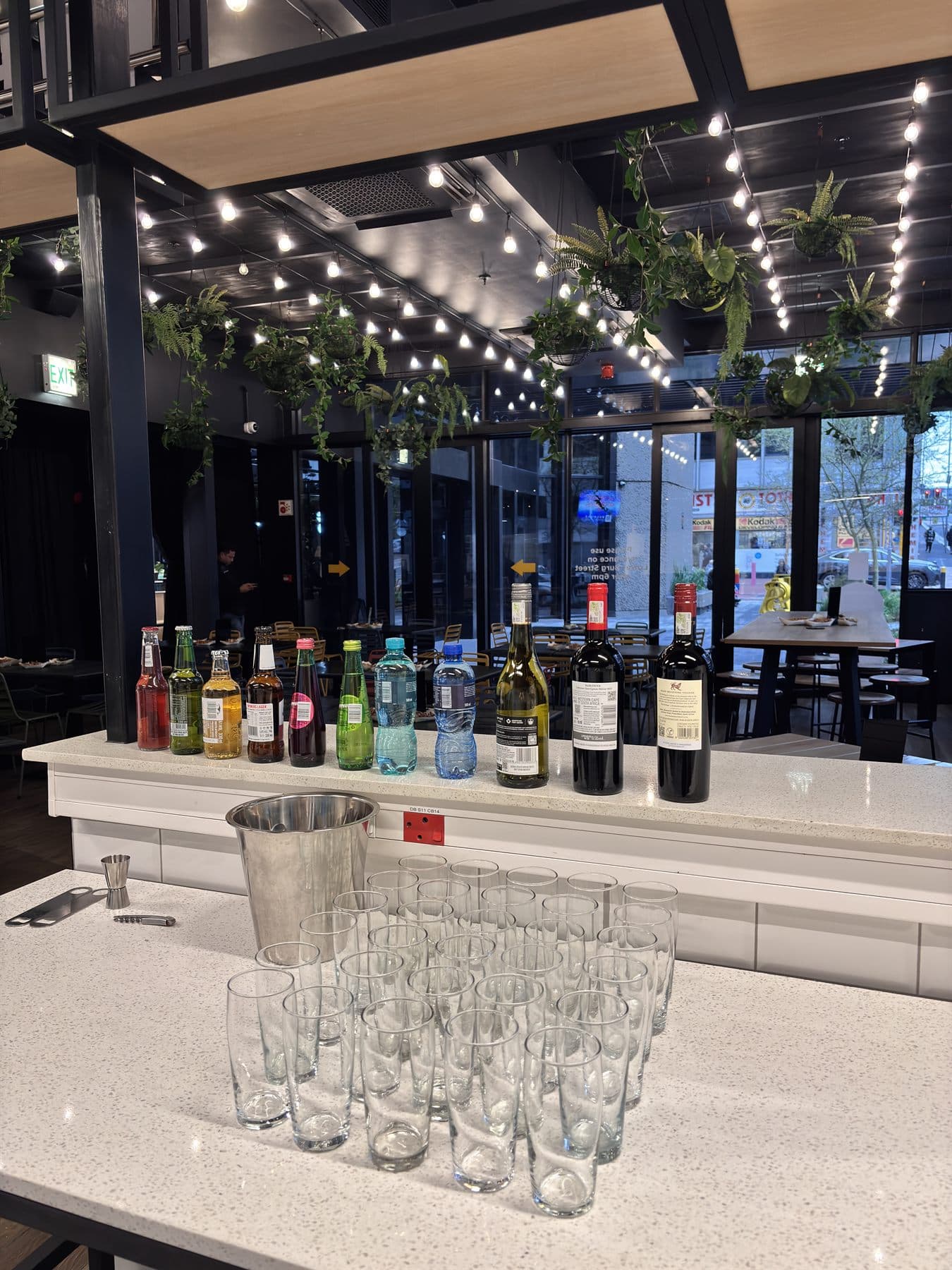 Premium bar setup